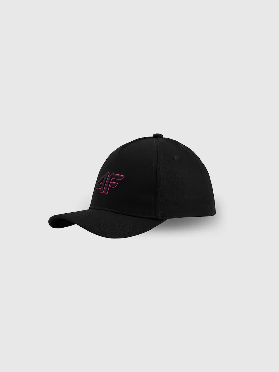 Czapka z daszkiem snapback dziecięca 4F 4FJRSS26ACABU598-54S Różowy U (55cm)