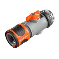 Akcesoria do urządzeń ogrodniczych - GARDENA szybkozłącze z zaworem regulacyjnym 13mm 2942 (02942-20) - miniaturka - grafika 1