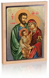 Ikona religijna Święta Rodzina - Ikony i obrazy sakralne - miniaturka - grafika 1