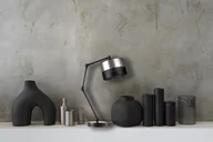 Lampy stojące - Lampa stołowa z regulowanym ramieniem glamour ASMARA GLAM - miniaturka - grafika 1