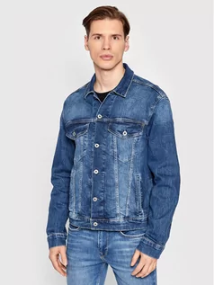 Kurtki męskie - Kurtka jeansowa Pinner PM402465 Granatowy Regular Fit - Pepe Jeans - grafika 1