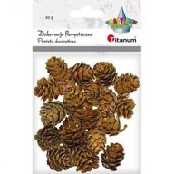 Zabawki kreatywne - Titanum Szyszki mix rozmiarów 20g brązowe - miniaturka - grafika 1