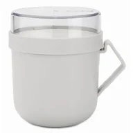 Lunch boxy - Brabantia 203848 - kubek na zupę make   take - 0,6l - light grey kod: 20 38 48 - miniaturka - grafika 1