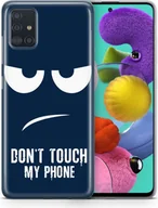 Etui i futerały do telefonów - Etui na telefon komórkowy Samsung Galaxy Protective Case Cover Bumper Case Shell Ultra Thin, Model: Samsung Galaxy S20 FE, Wybierz wzór: Dont Touch My Phone Blue - miniaturka - grafika 1