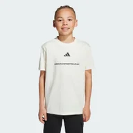Odzież sportowa dziecięca - Koszulka adidas Boys Slogan Single Jersey Kids - miniaturka - grafika 1