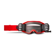 Gogle i okulary motocyklowe - Gogle Cross FOX Vue Roll Off Czerwony fluorescencyjny - miniaturka - grafika 1