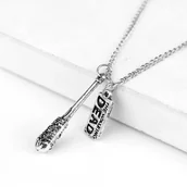 Wisiorki - Naszyjnik wisiorek the walking dead twd negan kij prezent y2k - miniaturka - grafika 1