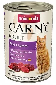 Animonda Cat Carny Adult smak: wołowina i jagnięcina 400g puszka - Mokra karma dla kotów - miniaturka - grafika 1