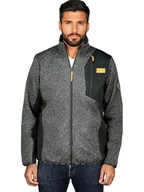 Odzież trekkingowa męska - Geographical Norway Kurtka polarowa "Toche" w kolorze szarym - miniaturka - grafika 1