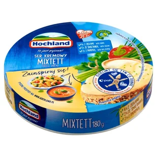 Hochland Mixtett ser kremowy topiony w trójkącikach - Sery - miniaturka - grafika 1