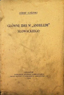 Główne idee w anhellim słowackiego 1916 r. - Chemia - miniaturka - grafika 1