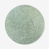 Dywany dla dzieci - Dywan dziecięcy okrągły Ø140 cm bawełna kolor żółto-miętowy – Tkany ręcznie, miękki - miniaturka - grafika 1