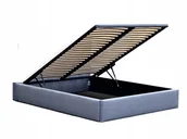 Łóżka - ŁÓŻKO-SKRZYNIA, POJEMNIK +METALOWY STELAŻ 90X200 - miniaturka - grafika 1