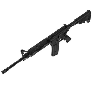 GS - Atrapa broni karabinka AR-15 M16 - Czarna - DS-6016 - Broń treningowa - miniaturka - grafika 3