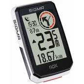 Liczniki rowerowe - Sigma SPORT SPORT ROX 2.0 Bike Computer incl. Butler GPS Mount, biały 2021 Urządzenia GPS 1053 - miniaturka - grafika 1