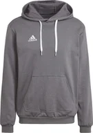 Bluzy męskie - Adidas adidas Entrada 22 Sweat Hoodie HB0578 szary M - miniaturka - grafika 1