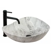 Umywalki - REA-U5066 Dora Stone Umywalka nablatowa - miniaturka - grafika 1