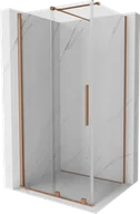 Kabiny prysznicowe - Mexen Velar kabina prysznicowa rozsuwana 140x90 cm, transparent, miedź szczotkowana - 871-140-090-01-65 - miniaturka - grafika 1