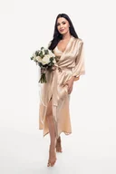 Bielizna nocna - Zestaw Silk Empress Duo Long – jedwabna koszulka nocna i długi szlafrok - miniaturka - grafika 1