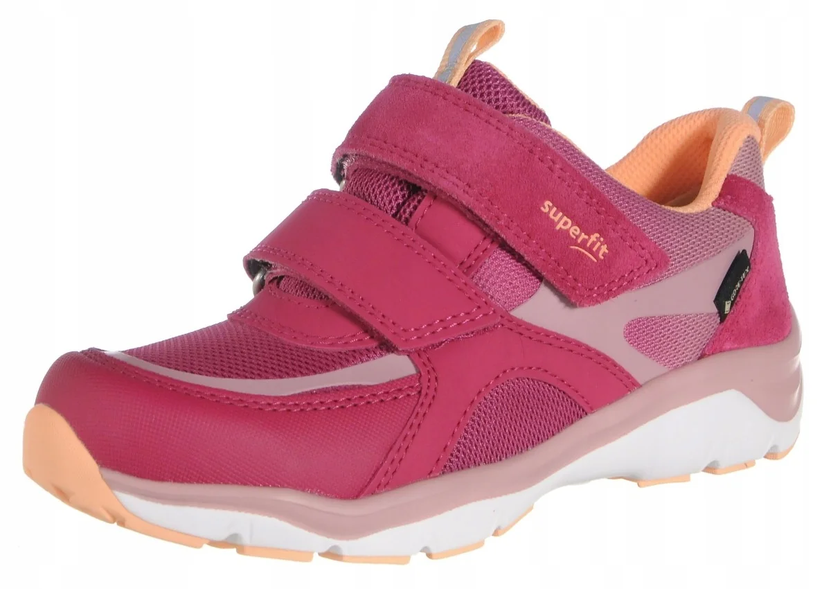 SUPERFIT SPORTOWE RÓŻOWE BUTY DZIECIĘCE NA RZEPY SKÓRA 22 6MA