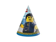 Urodziny dziecka - Procos Czapeczki urodzinowe Lego City - 6 szt. 92252 - miniaturka - grafika 1