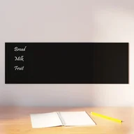 Tablice i flipcharty - vidaXL Ścienna tablica magnetyczna, czarna, 60x20 cm, szkło hartowane - miniaturka - grafika 1
