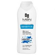 Żele pod prysznic dla mężczyzn - Oceanic AA Men Sensitive Comfort żel pod prysznic 3w1 400 ml - miniaturka - grafika 1