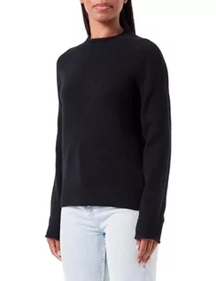 Swetry damskie - BOSS C_fesperana sweter damski z dzianiny, czarny (Black1), XS - grafika 1