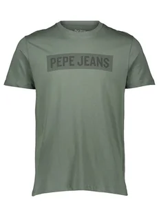 Pepe Jeans Koszulka w kolorze khaki - Koszulki męskie - miniaturka - grafika 1