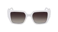 Okulary przeciwsłoneczne - KARL LAGERFELD KL6098S Okulary przeciwsłoneczne, 105 białe, jeden rozmiar unisex, 105 biały, rozmiar uniwersalny - miniaturka - grafika 1