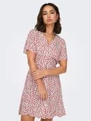 Sukienki - ONLY Sukienka w kolorze jasnoróżowo-czerwonym - miniaturka - grafika 1