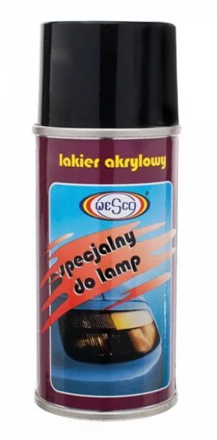 Wesco Lakier do przyciemniania lamp Spray Czarny 01148