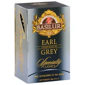 Herbata - BASILUR Earl Grey- Czarna herbata cejlońska z olejkiem bergamotowym w saszetkach, 25x2g x1 - miniaturka - grafika 1