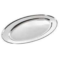 Tace i patery - Kinghoff Stalowa taca półmisek 40cm KH-1232 - miniaturka - grafika 1
