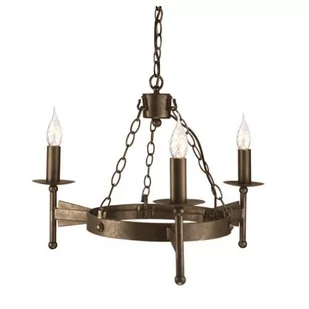 Elstead Lighting redniowieczna lampa wisząca CROMWELL 3-punktowa - Lampy sufitowe - miniaturka - grafika 1