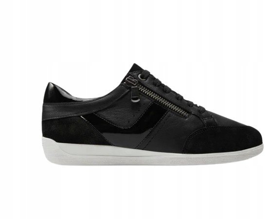 GEOX DAMSKIE BUTY SPORTOWE NISKIE CZARNE 36 Ż5Q