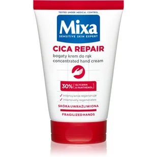 Mixa Cica Repair+ bogaty krem do rąk do skóry uwrażliwionej 50ml - Kremy i maski do rąk - miniaturka - grafika 1