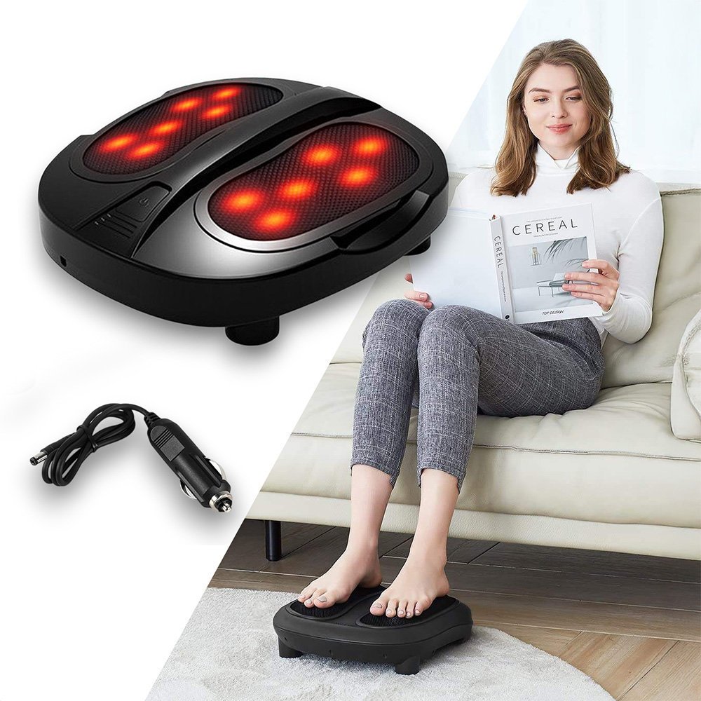 Masażer do stóp inSPORTline Zenvorix PODGRZEWANIE 30W plecy łydki 12V 230V