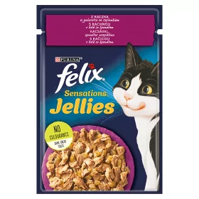 Purina Felix Kaczka w galaretce ze Szpinakiem saszetka 85g 47568-uniw - Mokra karma dla kotów - miniaturka - grafika 1