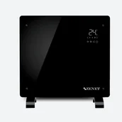 Ogrzewanie przenośne - Grzejnik konwektorowy szklany dekoracyjny Zenet ZET-523, czarny - miniaturka - grafika 1