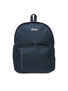 BOSS Plecak J51708 Granatowy - Plecaki szkolne i tornistry - miniaturka - grafika 1