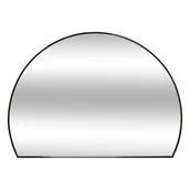 Lustra - Lustro półokrągłe do przedpokoju ALICE, metalowa rama, 90 x 65 cm - miniaturka - grafika 1