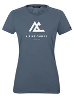 Koszulki sportowe damskie - Salewa Koszulka funkcyjna "Alpine Campus Dry" kolorze granatowym - miniaturka - grafika 1