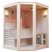 Sauny - Sauna fińska 6-osobowa narożna 180x180 cm piec Harvia 8KW Bodo7 - miniaturka - grafika 1