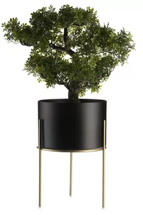 Nowoczesny Stojak Kwietnik 22 Cm Loft Metalowy - Kwietniki - miniaturka - grafika 1