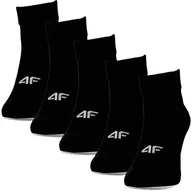 Skarpety termoaktywne - Skarpety 4F Męskie Krótkie 5-Pak Czarne Sportowe L - miniaturka - grafika 1