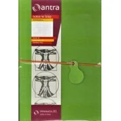 Notesy i bloczki - Ateneum Notes A5 Linia Renesans Zielony ANTRA - miniaturka - grafika 1