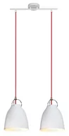 Lampy sufitowe - Candellux LAMPA wisząca PENSILVANIA 2 32-35813 OPRAWA metalowa Zwis Biały - miniaturka - grafika 1