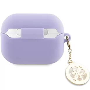 Guess GUAP23DSLGHDU AirPods Pro 2 cover purpurowy/purple 3D Rubber 4G Diamond Charm - Akcesoria do słuchawek - miniaturka - grafika 2