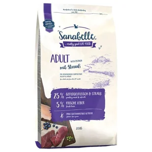 Sanabelle Adult Strauss 2 kg - Sucha karma dla kotów - miniaturka - grafika 3